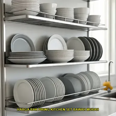 harga rak piring kitchen set bawah murah